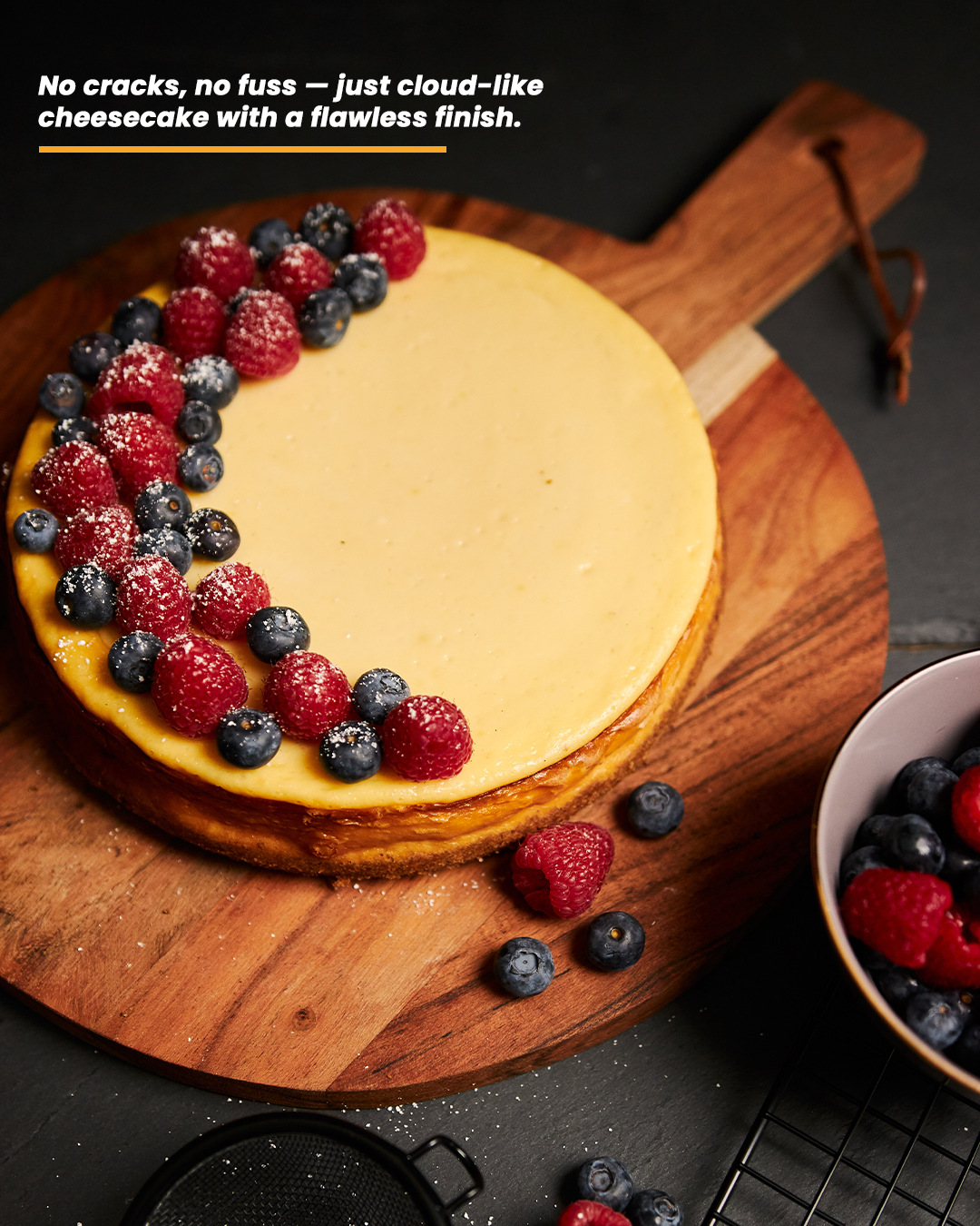 Creamy Cheesecake Made with Gelatin