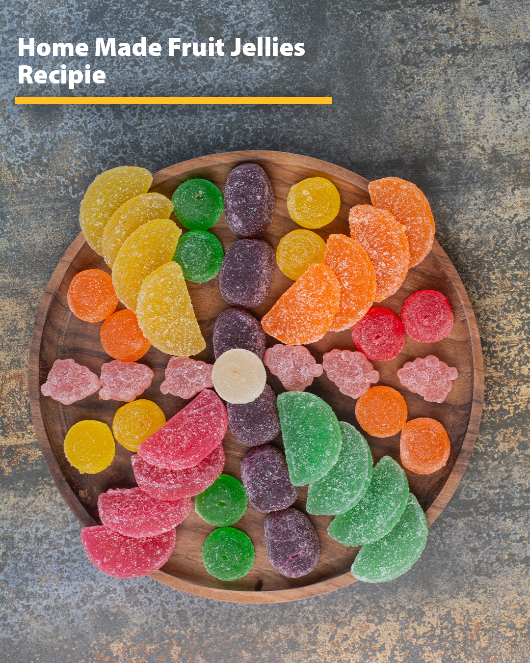 Homemade Fruit Jellies Recipe with 100% Halal Gelatin